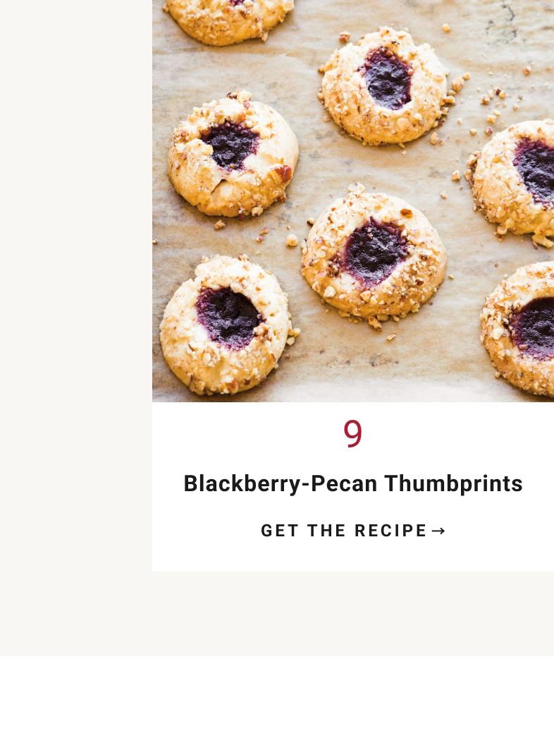 Blackberry Pecan Thumbprints